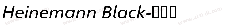 Heinemann Black字体转换 Heinemann Black字体转换